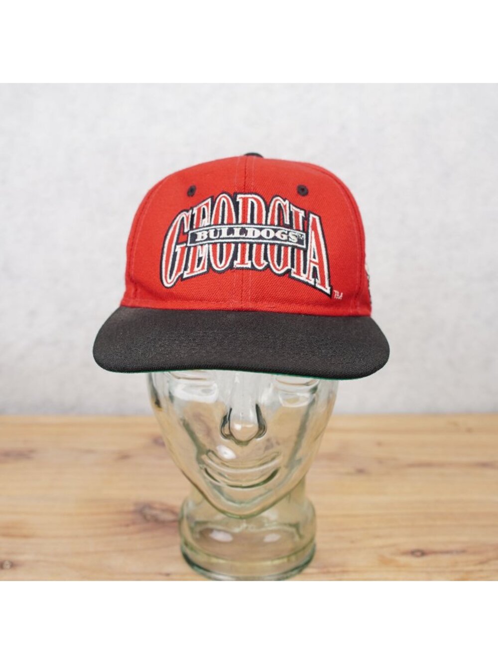 Rare Vintage Georgia Bulldogs Fitted Hat Cap Size 7 1/8 Youngan Signature 90s